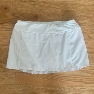 White Fabletics Athletic Skirt
